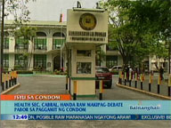  QTV:  Health Sec. Cabral ready to debate with Catholic leaders on condoms issue