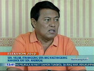  QTV: Villar denies Madrigal's bribery allegation