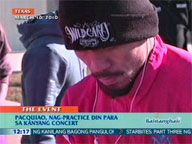 <b>QTV:</b> Pacquiao continues rigorous training two days before fight vs Clottey