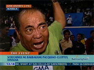 <b>QTV:</b> Fans watch screening of Pacquiao-Clottey fight