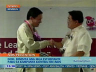  QTV:  DOH visits Tondo students for their campaign vs HIV/AIDS