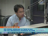 <b>QTV:</b> Sen. Mar Roxas on DZBB's 'Ikaw Na Ba? The VP Interview'