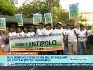  QTV:   Church-based group protests condom use