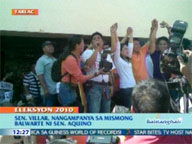  QTV:  Villar campaigns in Noynoy's bailiwick