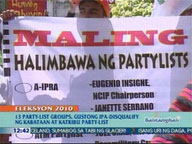 <b>QTV:</b> Kabataan, Katribu partylists want 13 other partylist groups disqualified