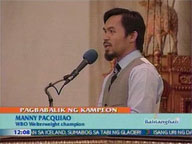 <b>QTV:</b> Manny Pacquiao attends thanksgiving mass at Quiapo Church