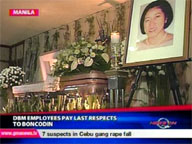 <b> QTV: </b> DBM employees pay last respects to late Sec. Boncodin
