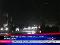 <b>QTV: </b>Pres. Arroyo declares state of calamity in Mindanao