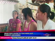  QTV:  Grad fees given to teachers means heavier parents' burden
