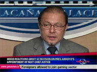 <b>QTV: </b>Mixed reactions greet SC decision on allowing Arroyo to pick next chief justice