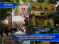   Saksi:   Liberal Party insists ballot reprint to remove Acosta from candidates' list