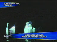 <b>Saksi: </b>Underground river is popular summer getaway