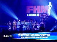 Saksi:  Katrina Halili, Iwa Moto, Jean Garcia, other Kapuso stars grace FHM 10th anniversary party