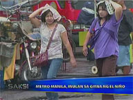   Saksi:   Metro Manila refreshed by rainfall amid El Ni&ntilde;o