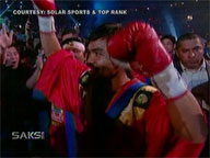 <b>Saksi: </b>Pacquiao shows aggressive in first rounds of fight vs Clottey