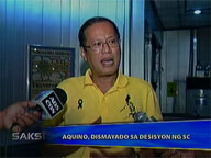 <b>Saksi: </b>Aquino disappointed with SC decision on chief justice