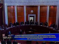  Saksi:  Some constitutionalists see flaws in SC ruling