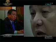  Saksi:  Sen. Gordon: Not a weakness to cry in public