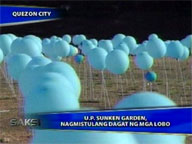   Saksi:   UP Sunken Garden turns into sea of balloons