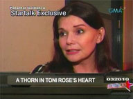  Startalk:  A thorn in Toni Rose's heart Part 2