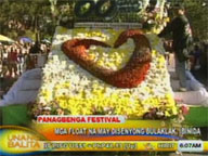 Floral floats shine at Panagbenga Festival