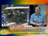 DOH's Dr. Eric Tayag on suspected Anthrax case in Cagayan