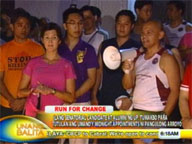 Some senatorial candidates, UP alumni stage fun run in protest of possible midnight appointment of SC chief