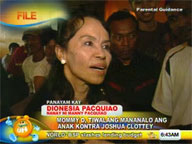 Pacquiao mom confident of son's win vs Clottey