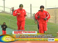 Pacquiao intensifies training 2 days ahead of fight vs Clottey