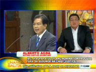 Interpol looking for Sen. Lacson � acting DOJ chief Alberto Agra