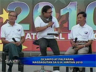  Saksi:  Ocampo, Palparan trade barbs in UH Hiritan 2010