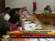 DepEd, bishops in heated debate on sex education in schools