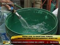 Water level at Angat Dam goes up; water supply in select barangays improves