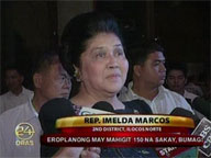 Rep. Imelda Marcos praises Aquino's first SONA