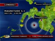 2 earthquakes rock Cotabato