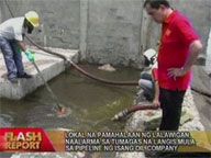 Oil spill from pipeline alarms Bataan local government
