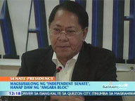  QTV:   'Angara bloc' pushes for 'independent Senate'