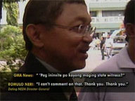  Saksi:  Neri pleads 'not guilty' to graft charges arising from NBN-ZTE scandal