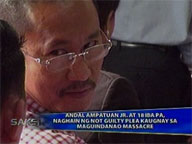  Saksi:  Andal Ampatuan Jr., 18 others plead not guilty in Magunindanao Massacre case