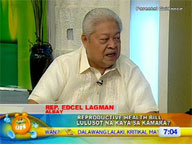 Rep. Edcel Lagman on Reproductive Health bill