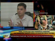  24oras:  PDEA pushes for random drug testing for PUV drivers