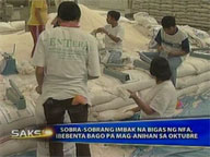  Saksi:  Govt to dispense excess rice imports before October