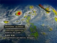 <b>Saksi: </b>Update on tropical storm Glenda