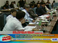 Senate Resolution to suspend GOCCs and GFIs excessive bonuses