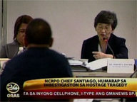 <b>24oras:</b> NCRPO chief Santiago faces hostage crisis probers