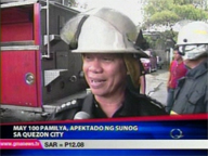  QTV:  Over 100 families lose homes in QC fire