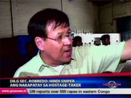  QTV:  Robredo doubts hostage-taker was killed by snipers