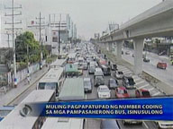 <b>Saksi: </b>Renewed number-coding of passenger buses eyed