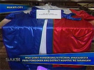 <b>Saksi: </b>Pacman boxing gear auctioned off to raise funds for Sarangani district hospital