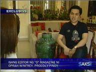  Saksi:  Pinoy is editor of Oprah's magazine